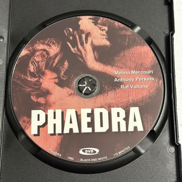 Other - Phaedra DVD Movie 1962 Anthony Perkins Olive Films Jules Dassin Forbidden Love